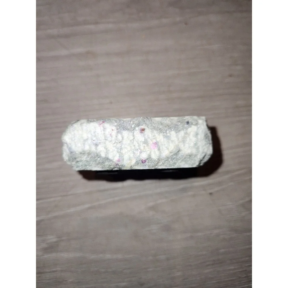 Natural Ruby Zoisite Tea Light Candle Holder Raw Edge Polished Top Specimen